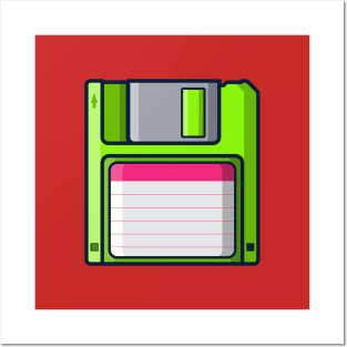 Diskette - Icon Posters and Art